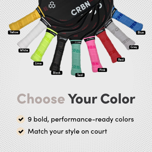 CRBN DryTec™ Overgrips (4 Pack) - Accessories - CRBN Pickleball