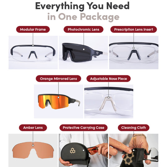 CRBN Pivot Pickleball Glasses - Eyewear - CRBN Pickleball