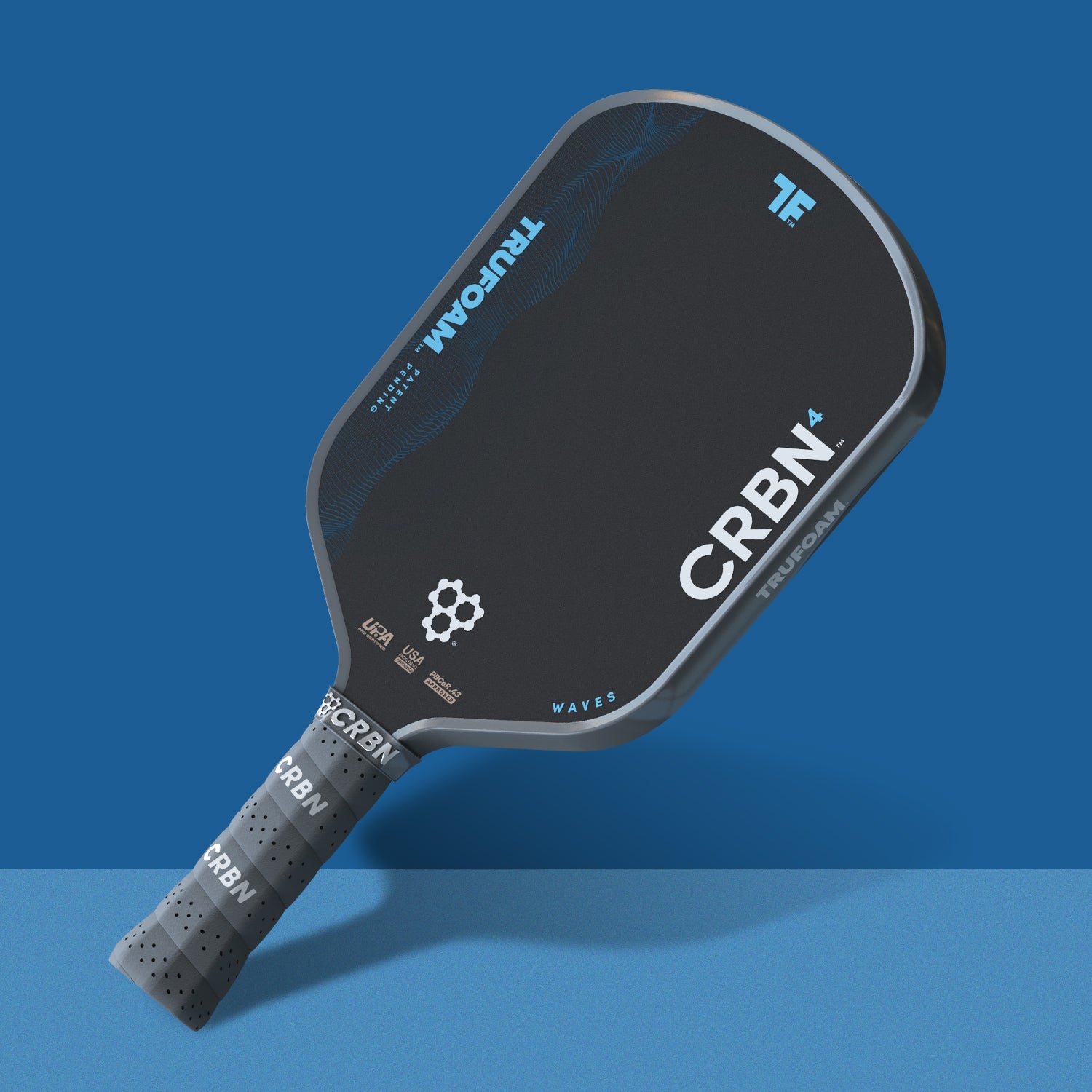 CRBN⁴ TruFoam Waves (Hybrid, AeroCurve) - Pickleball Paddles - CRBN Pickleball
