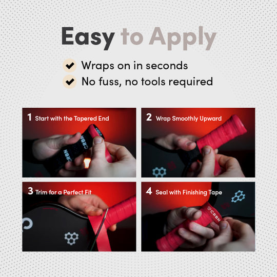 CRBN DryTec™ Overgrips (4 Pack)