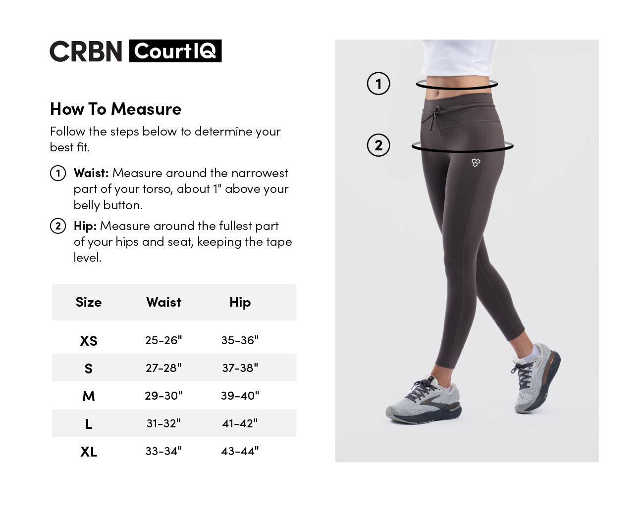 Women's CourtIQ™ Hi-Rise Performance Leggings | CRBN Pickleball