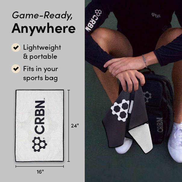 CRBN Magnetic Sport Towel | CRBN Pickleball