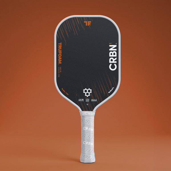 BLACK FISH カーボンパドル CRBN¹ TruFoam Barrage (Elongated, Long Handle) | CRBN Pickleball