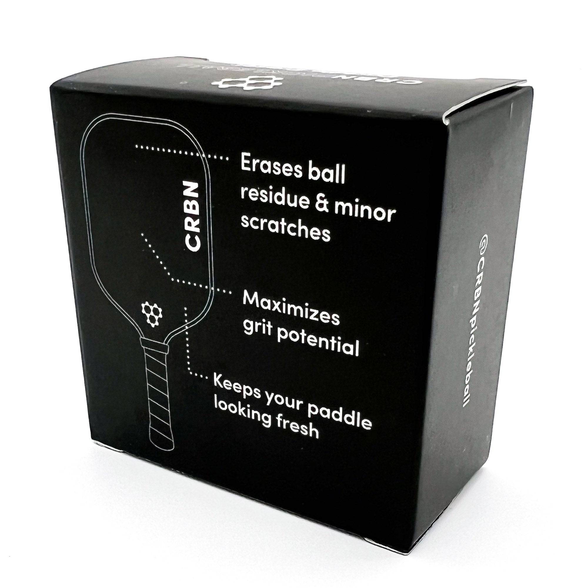 Pickleball Paddle Eraser - Carbon Fiber Cleaner For Removing Ball Residue & Restoring Spin