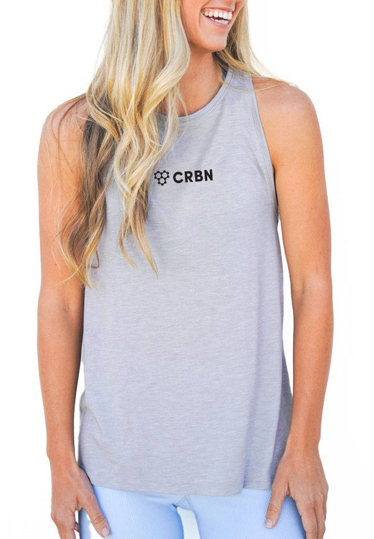 Women's CRBN Logo Performance Racerback Tank - Shirts & Tops - CRBN Pickleball