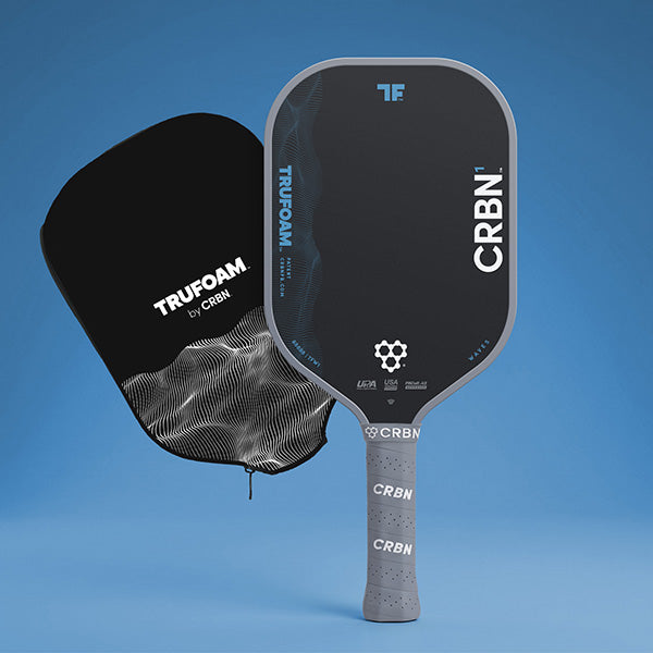 CRBN TRUFOAM WAVES 1 ピックルボール パドル フォーム CRBN¹ TruFoam Waves (Elongated, Long Handle) | CRBN Pickleball