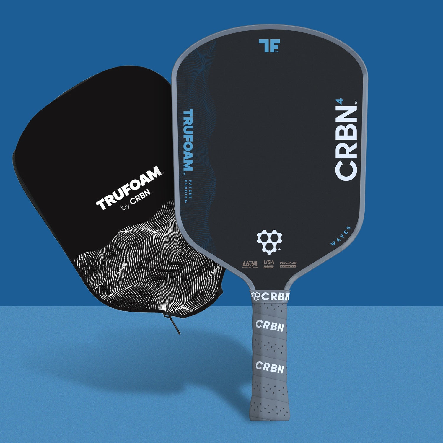 CRBN TruFoam Waves 4 pickleball paddle